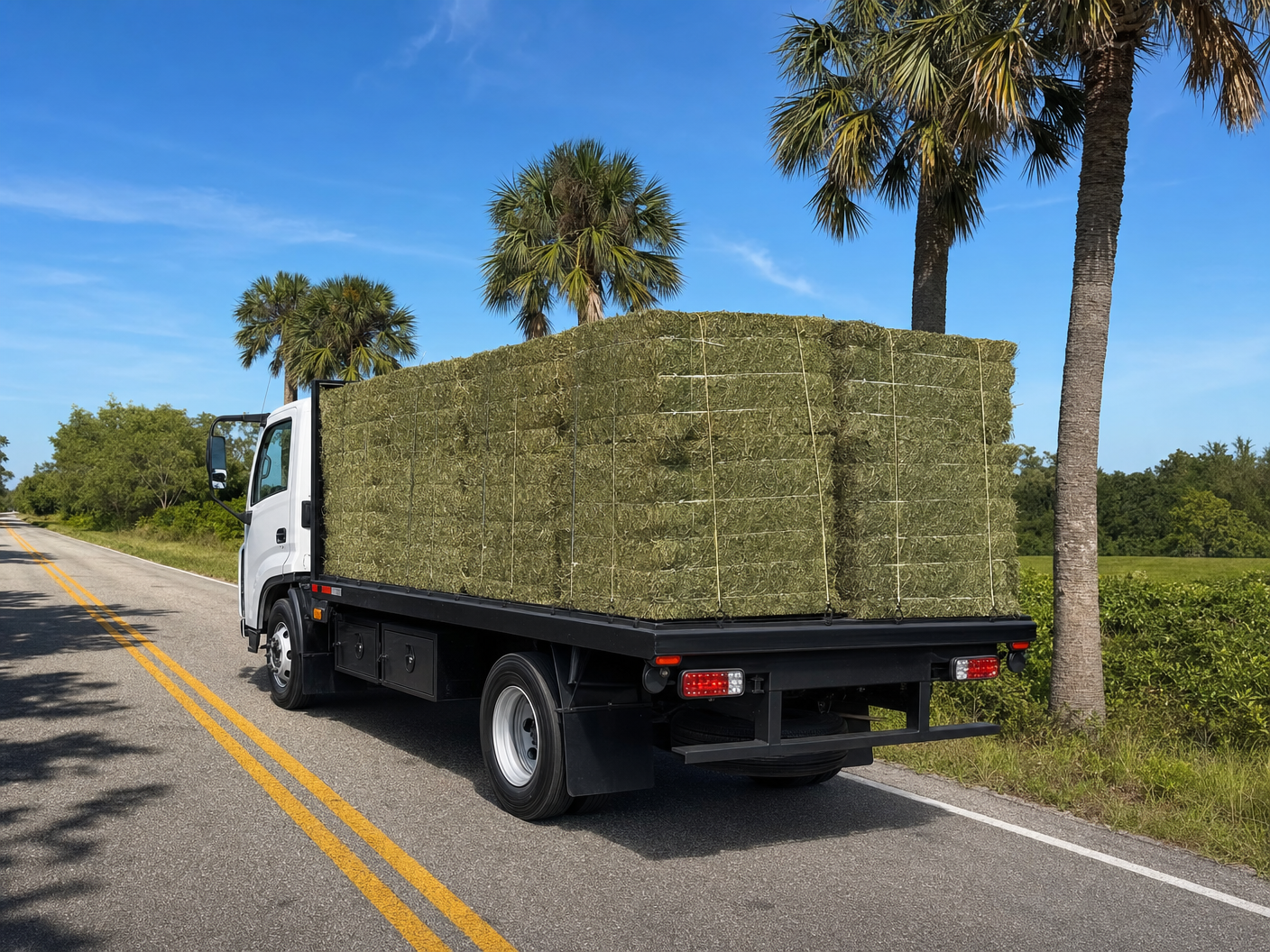 Hay delivery in Riviera Beach